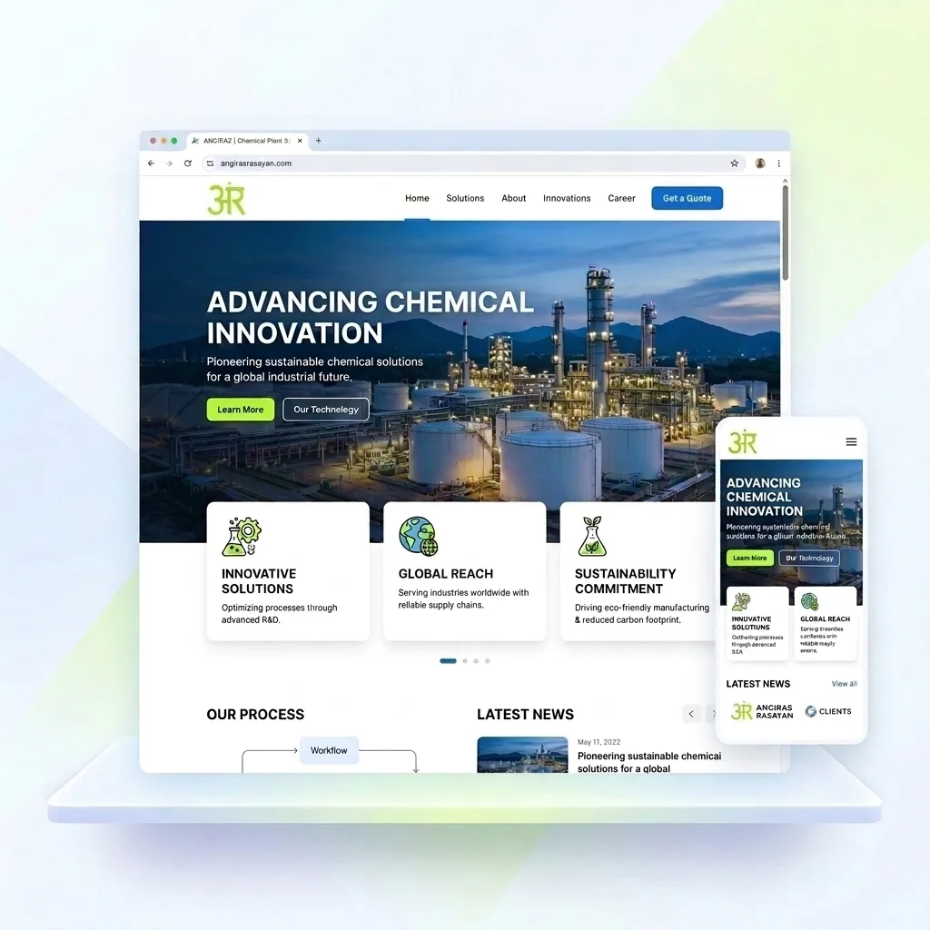 Website Development Mockup
